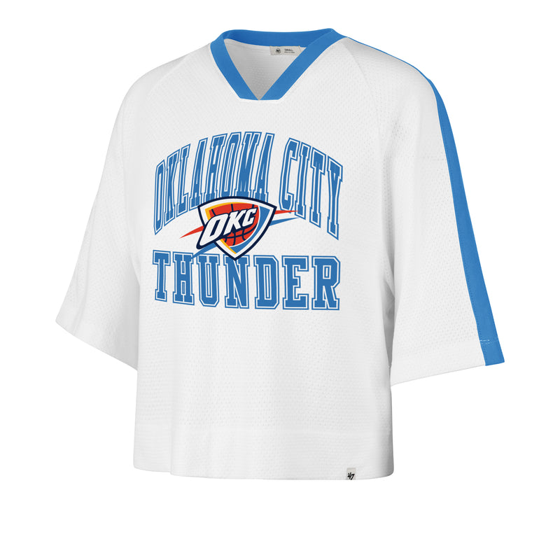 OKLAHOMA CITY THUNDER BIG OVERARCH '47 WOMEN'S DROP NEEDLE RAGLAN TEE
