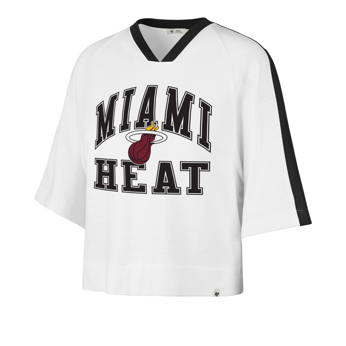 MIAMI HEAT BIG OVERARCH '47 WOMEN'S DROP NEEDLE RAGLAN TEE