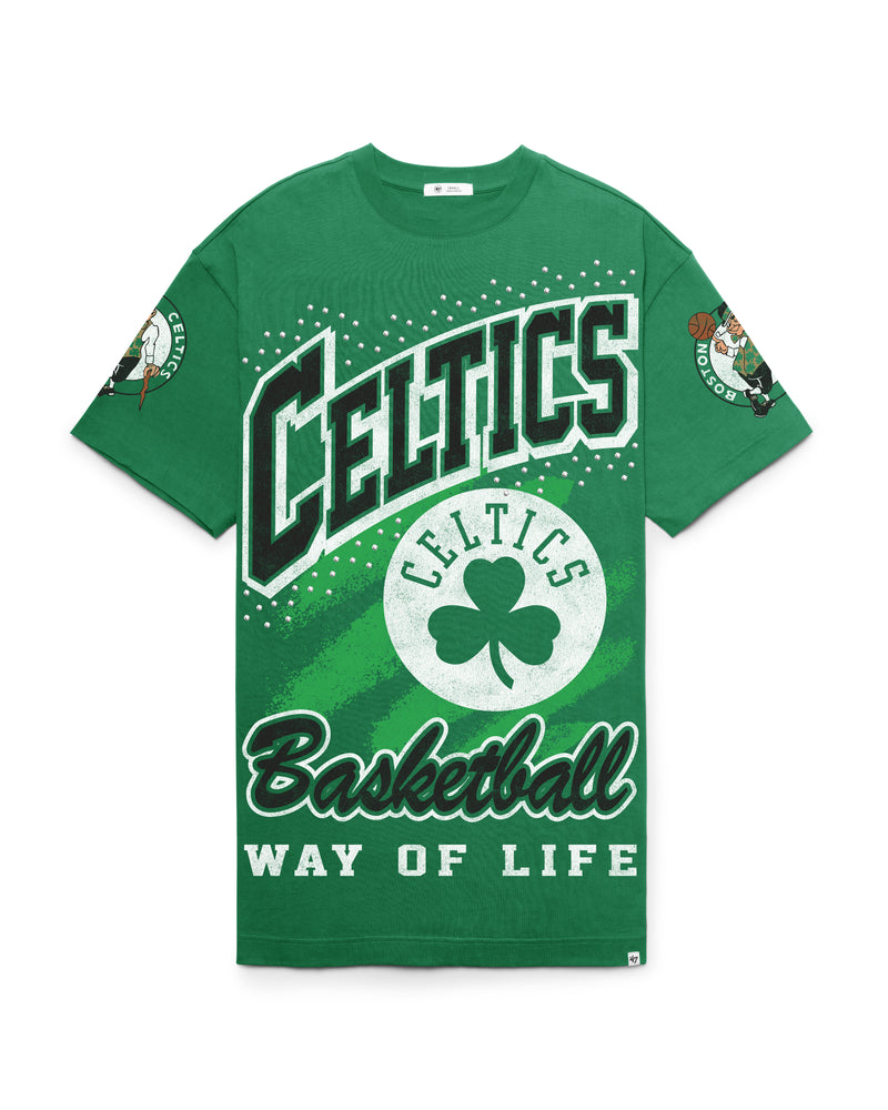 BOSTON CELTICS GEMSTONE SWASH T-SHIRT DRESS W