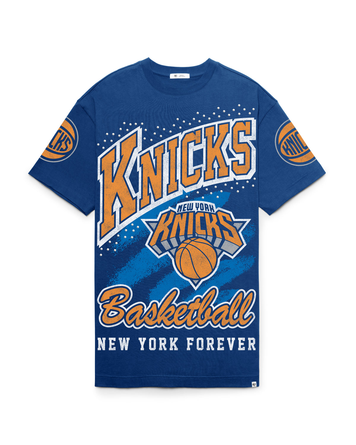 NEW YORK KNICKS GEMSTONE SWASH T-SHIRT DRESS W