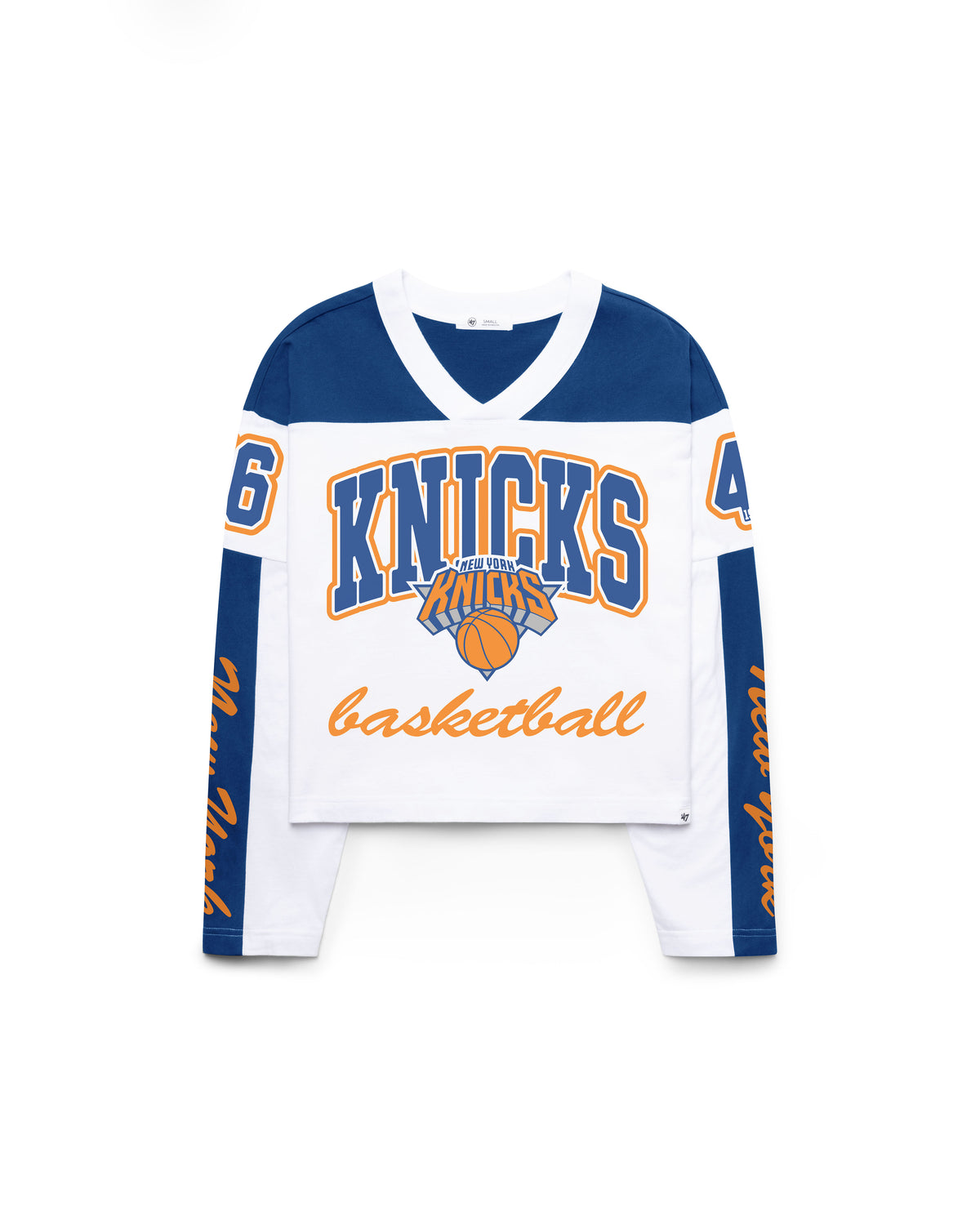 NEW YORK KNICKS EXCLAMATION METRO JERSEY TEE W