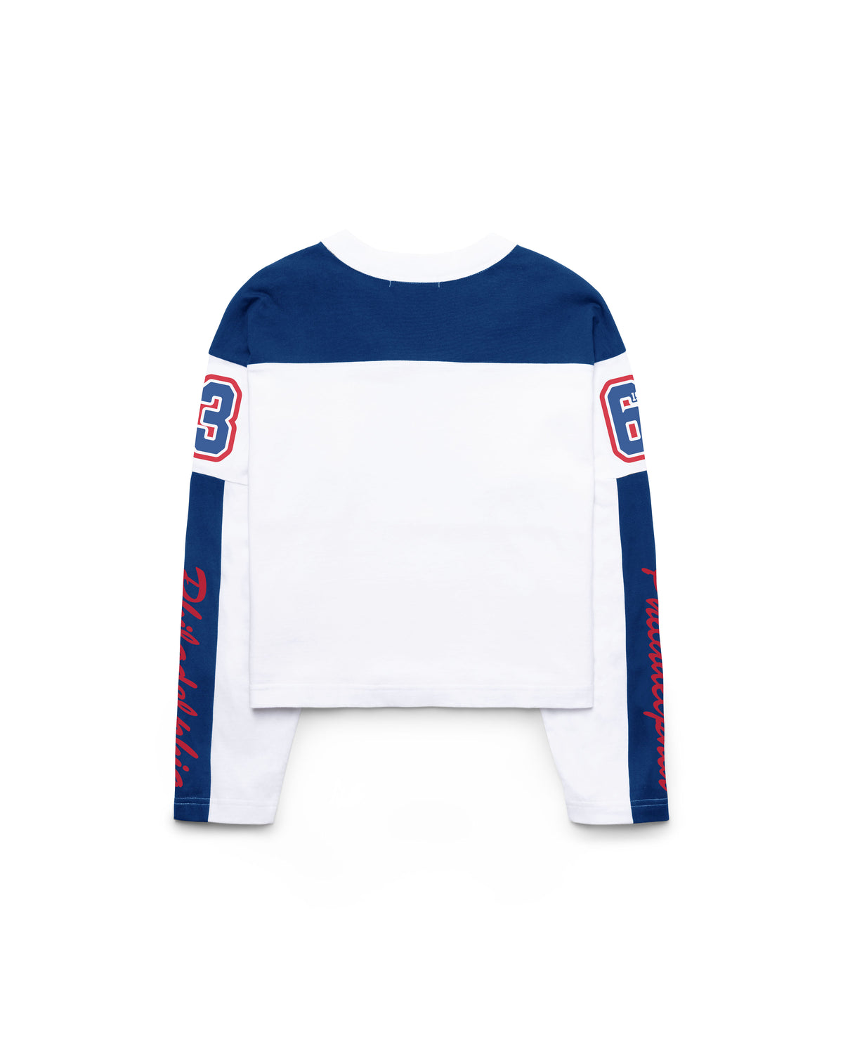 PHILADELPHIA 76ERS EXCLAMATION METRO JERSEY TEE W