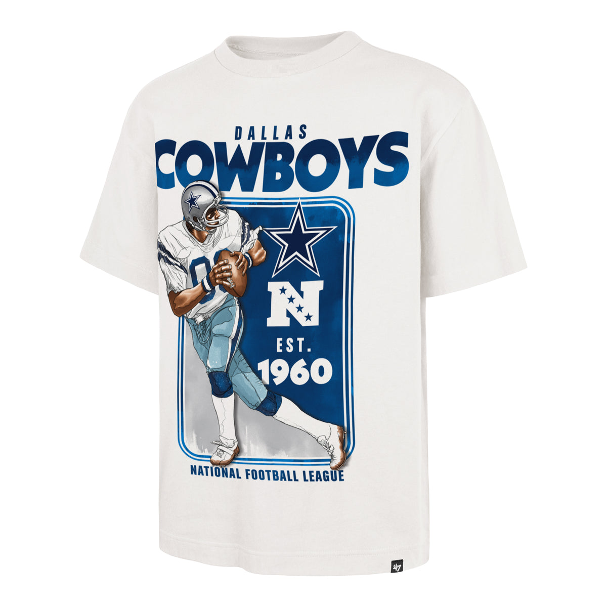 DALLAS COWBOYS PLAYBRUSH '47 FOUNDATION TEE