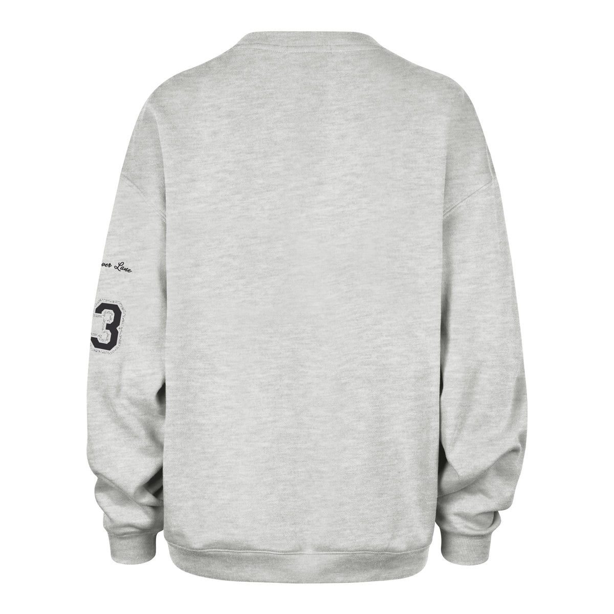 TEXAS LONGHORNS STONEY CLOVER LANE X '47 OVERSIZED  GLITTER ARCH CREW WOMENS