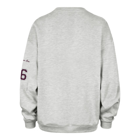 TEXAS A&M AGGIES STONEY CLOVER LANE X '47 OVERSIZED GLITTER ARCH CREW WOMENS