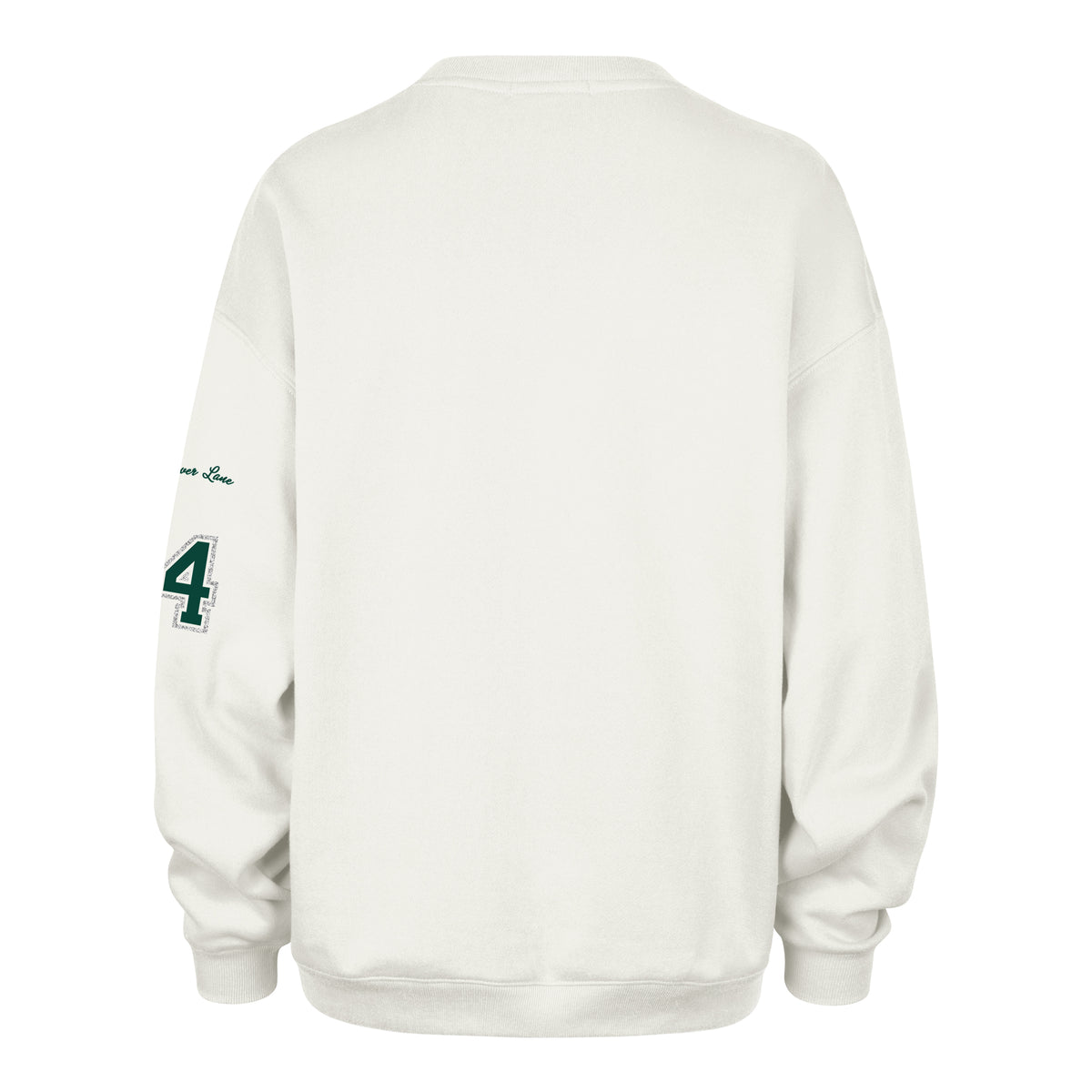 TULANE GREEN WAVE STONEY CLOVER LANE X '47 OVERSIZED GLITTER ARCH CREW WOMENS