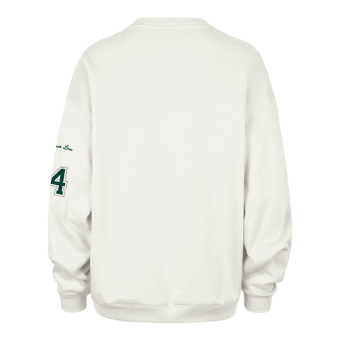 TULANE GREEN WAVE STONEY CLOVER LANE X '47 OVERSIZED GLITTER ARCH CREW WOMENS