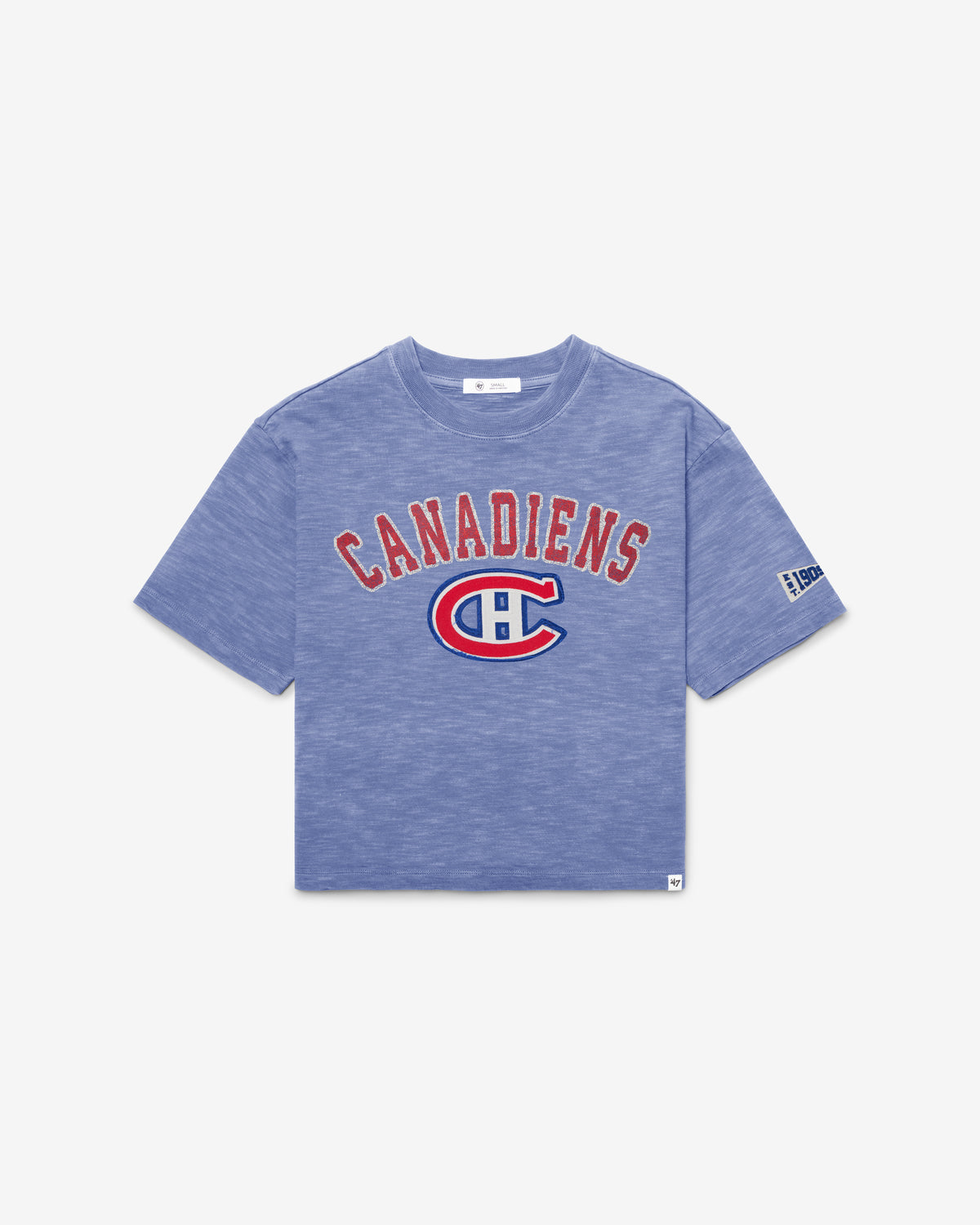 MONTREAL CANADIENS VINTAGE ELMORE WELL WORN '47 HEAVY SLUB TEE WOMENS