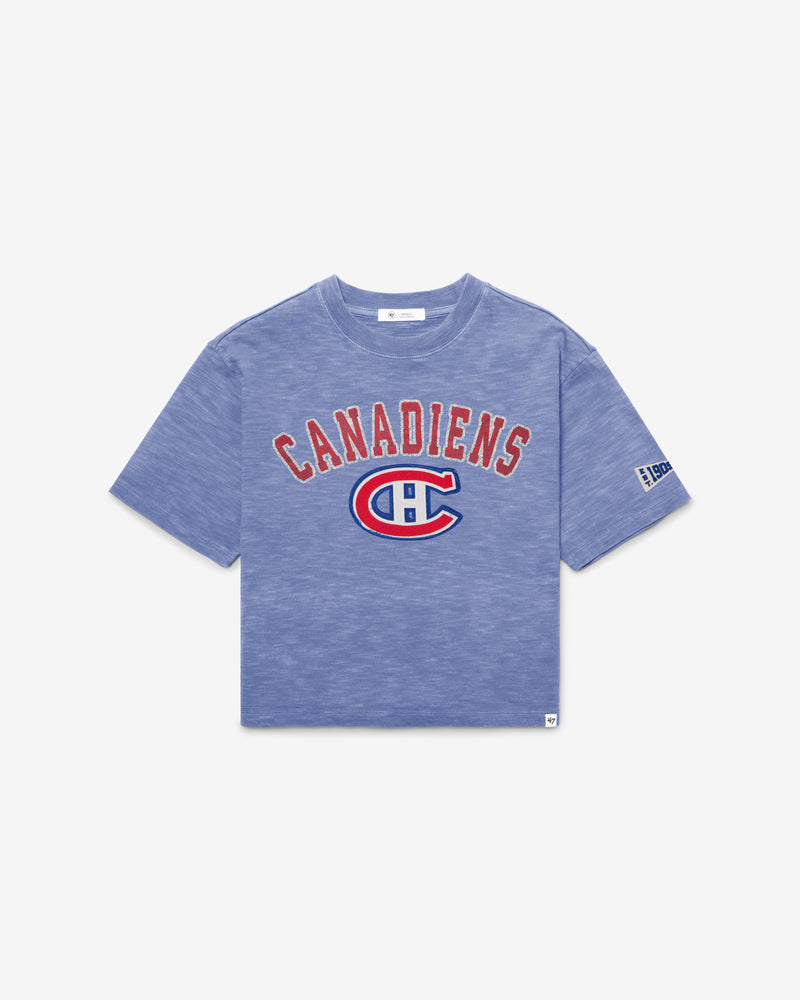 MONTREAL CANADIENS VINTAGE ELMORE WELL WORN '47 HEAVY SLUB TEE WOMENS