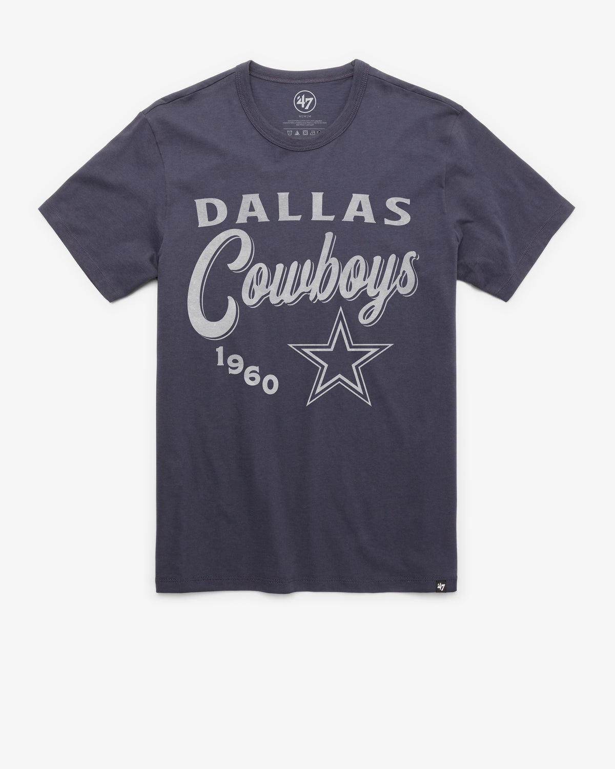 DALLAS COWBOYS DIAG SCRIPT '47 FRANKLIN TEE