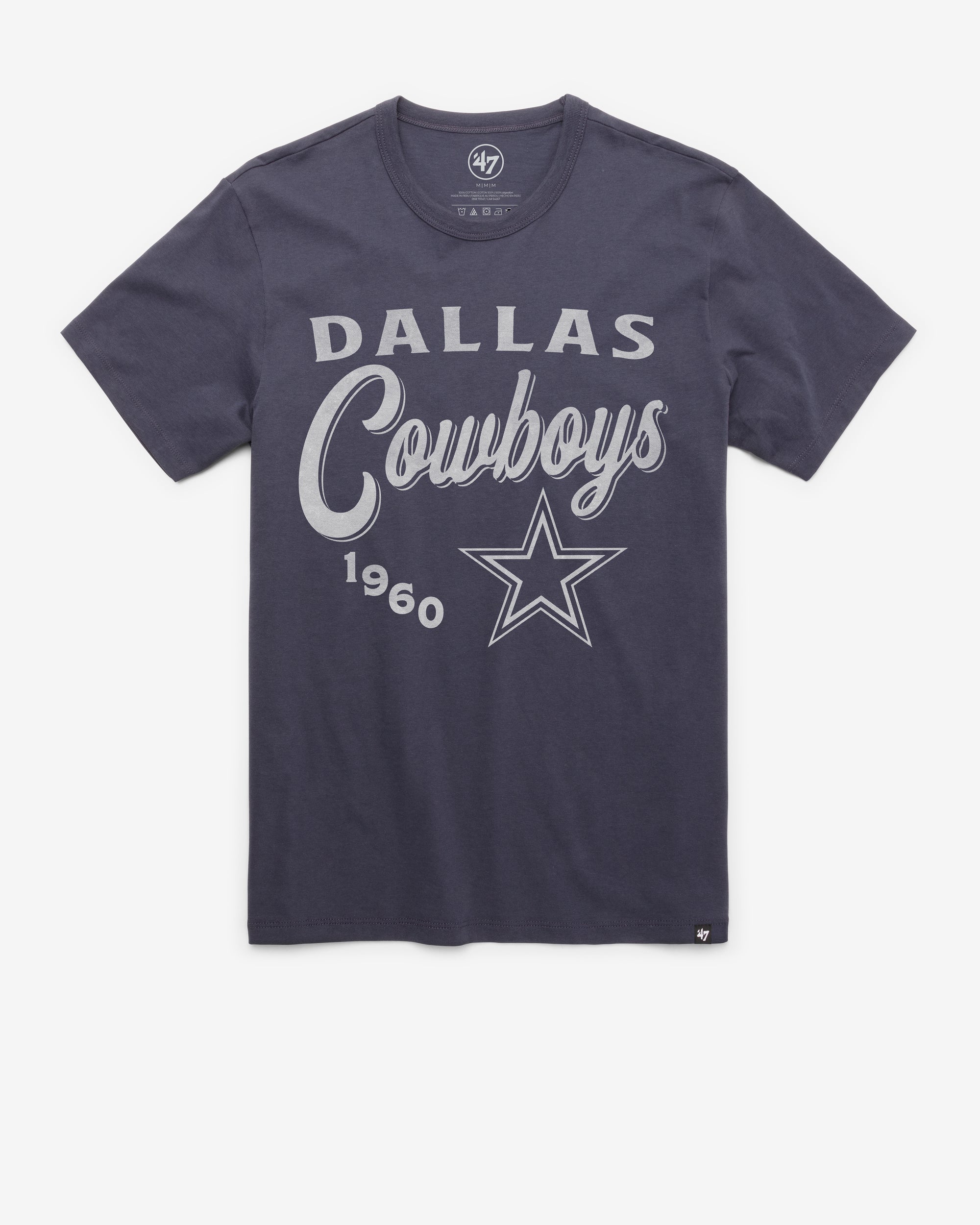 DALLAS COWBOYS DIAG SCRIPT '47 FRANKLIN TEE