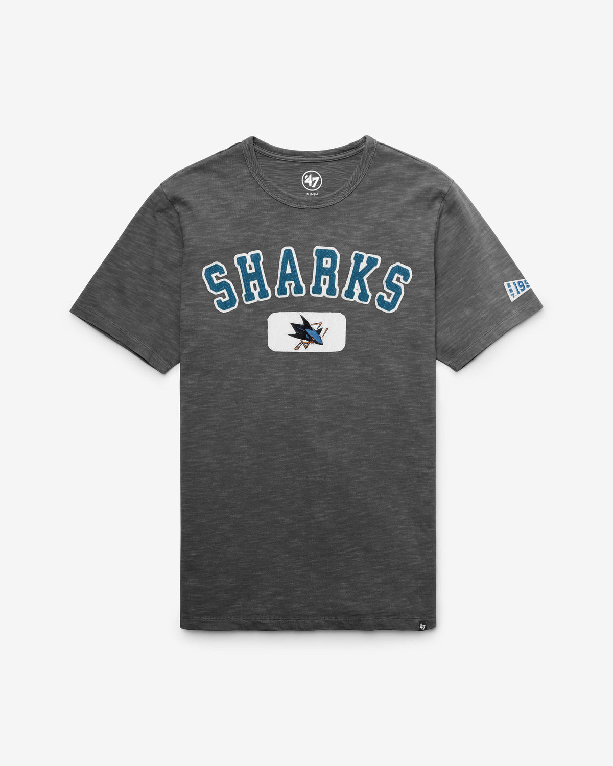 SAN JOSE SHARKS SEYMOORE WELL WORN '47 HEAVY SLUB TEE