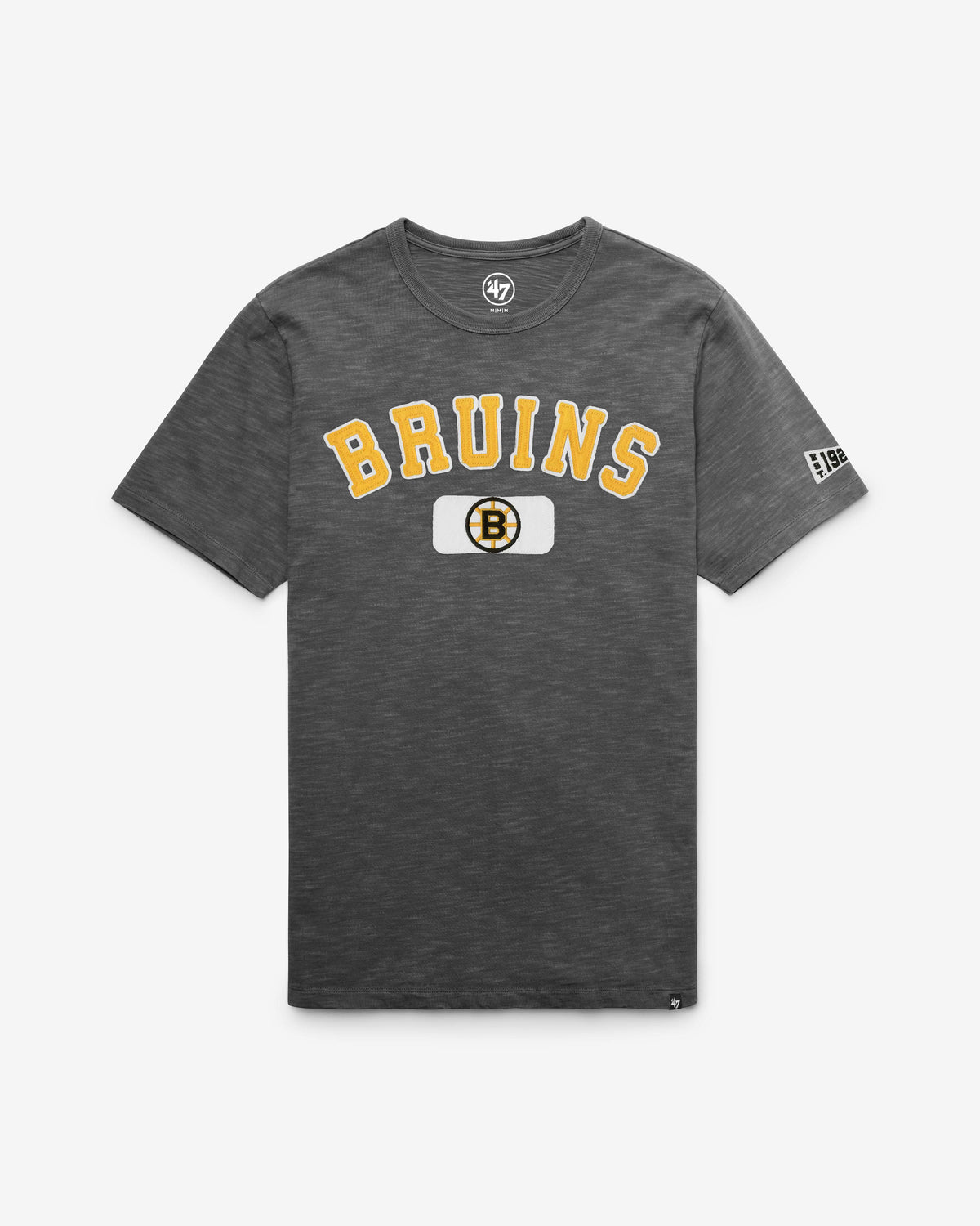 BOSTON BRUINS VINTAGE SEYMOORE WELL WORN '47 HEAVY SLUB TEE