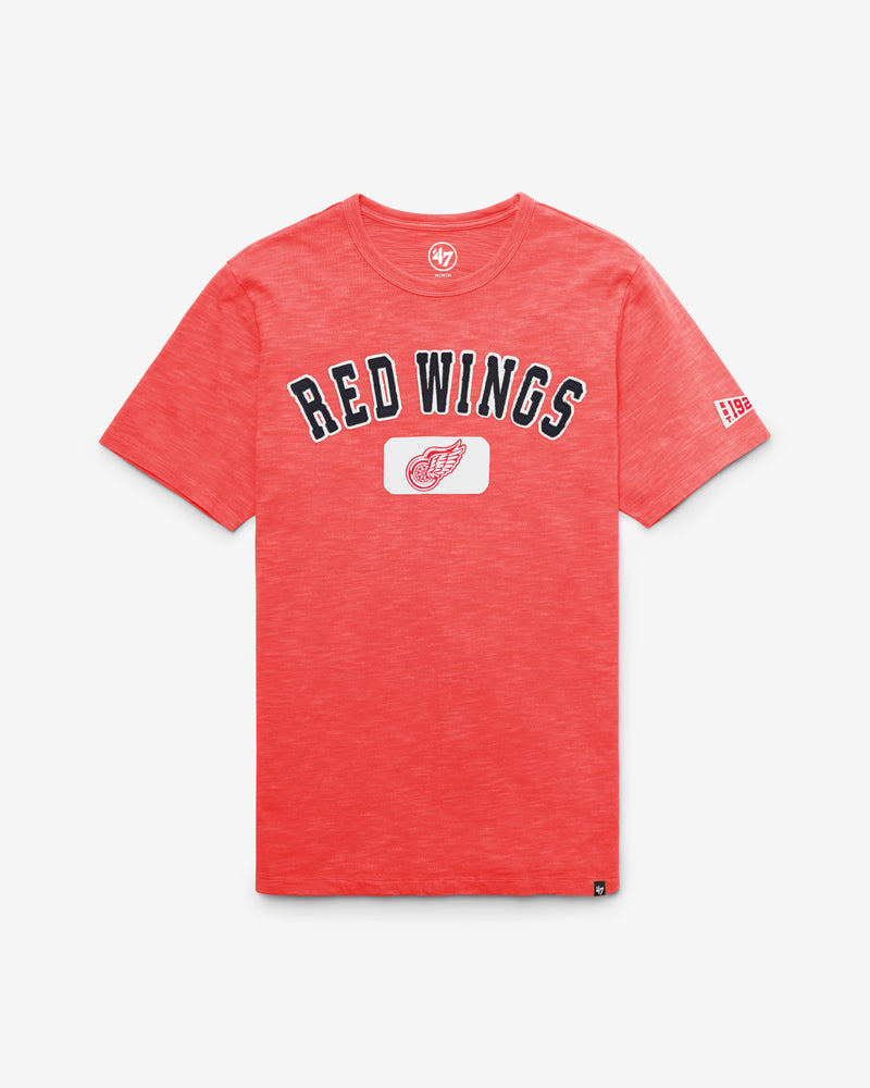 DETROIT RED WINGS VINTAGE SEYMOORE WELL WORN '47 HEAVY SLUB TEE