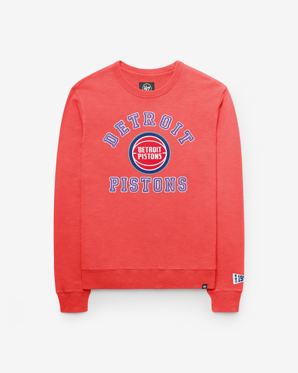 DETROIT PISTONS CALDERWOOD '47 FRENCH TERRY CREW