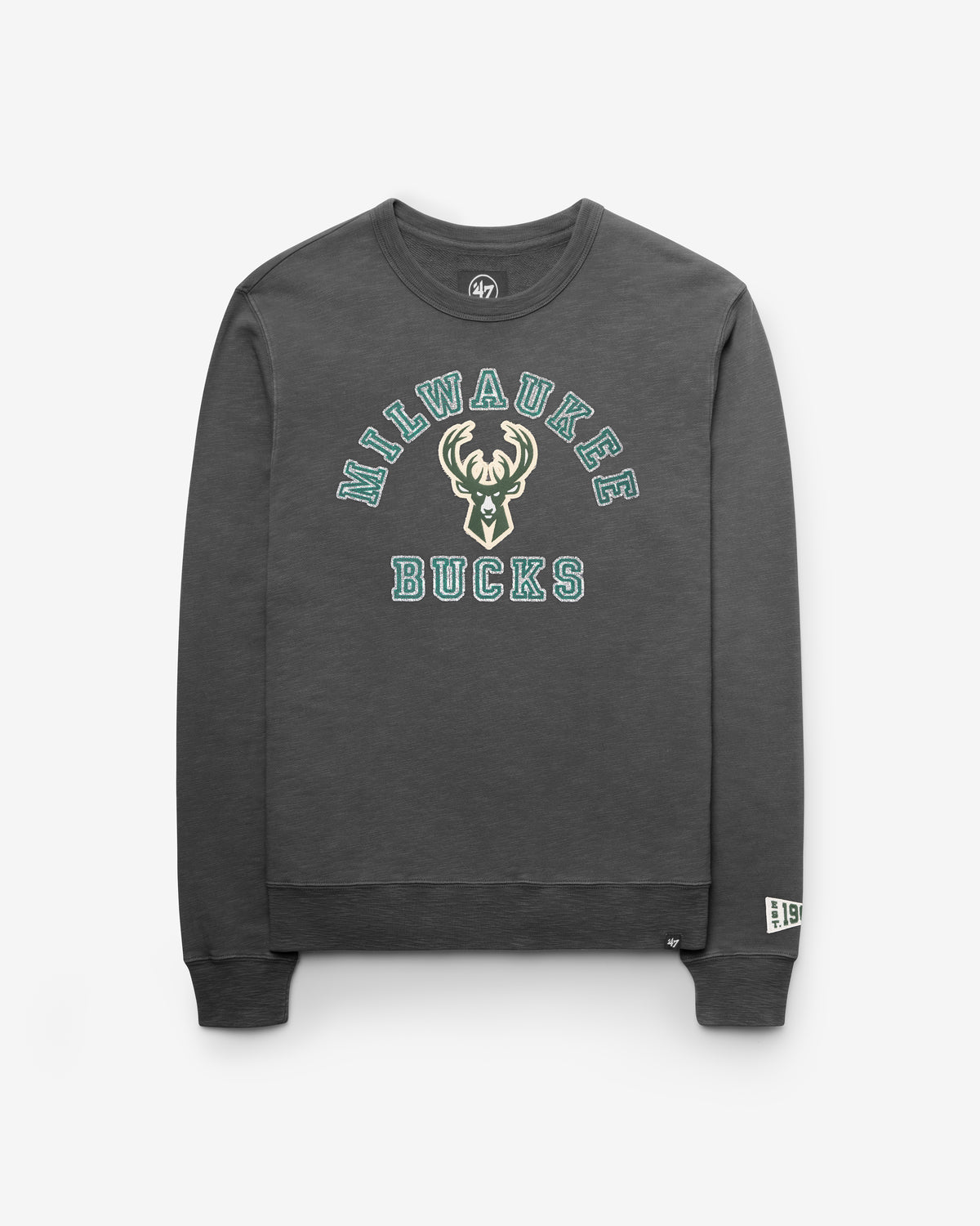 MILWAUKEE BUCKS CALDERWOOD '47 FRENCH TERRY CREW