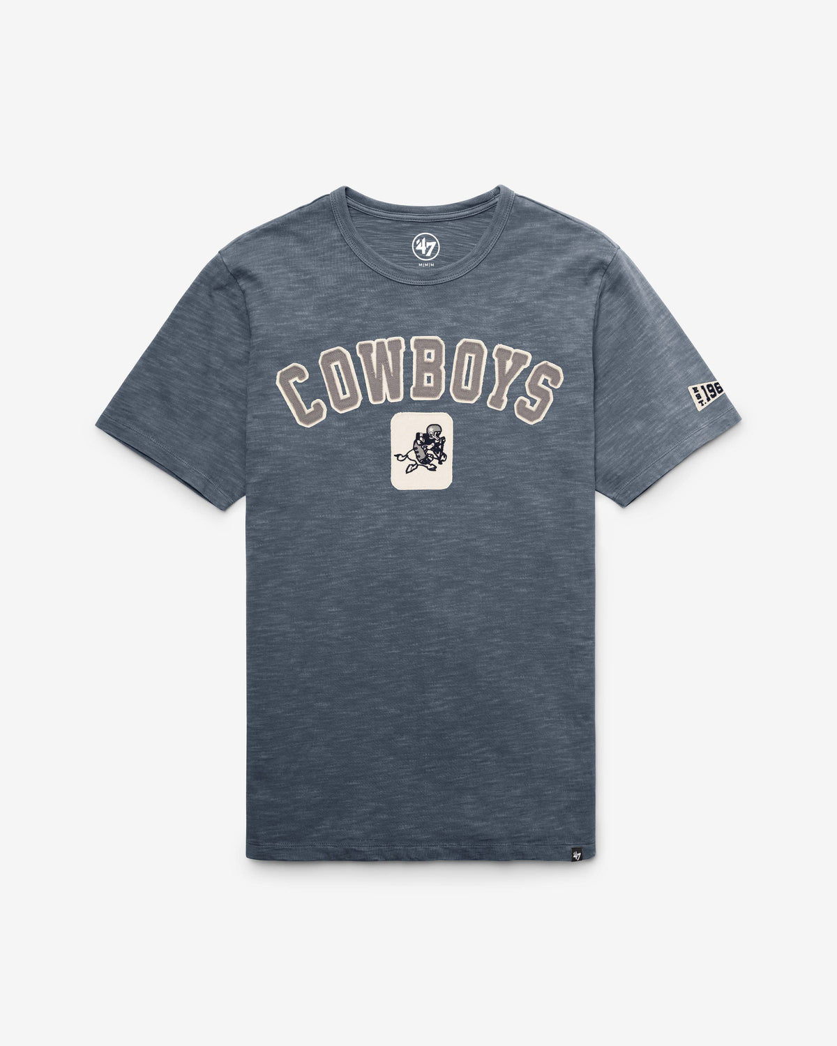 DALLAS COWBOYS HISTORIC SEYMOORE WELL WORN '47 HEAVY SLUB TEE