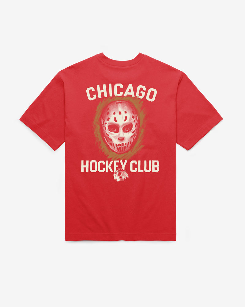 CHICAGO BLACKHAWKS MASK BACK '47 FOUNDATION TEE