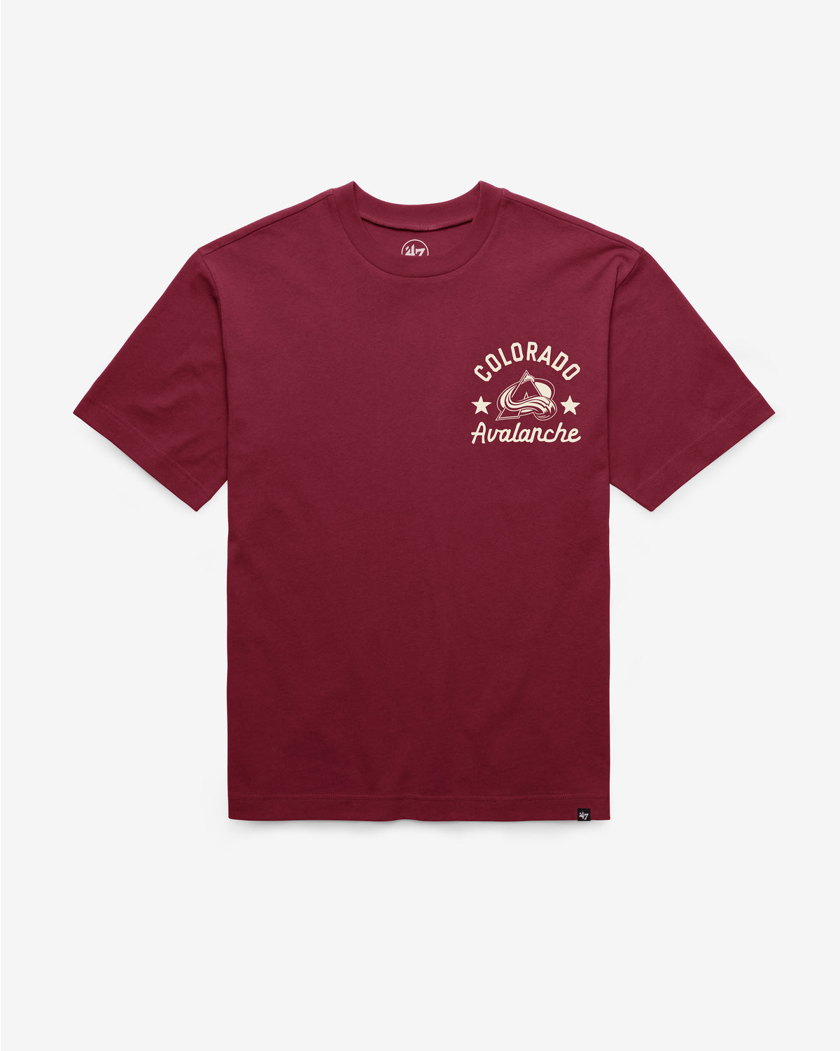 COLORADO AVALANCHE MASK BACK '47 FOUNDATION TEE