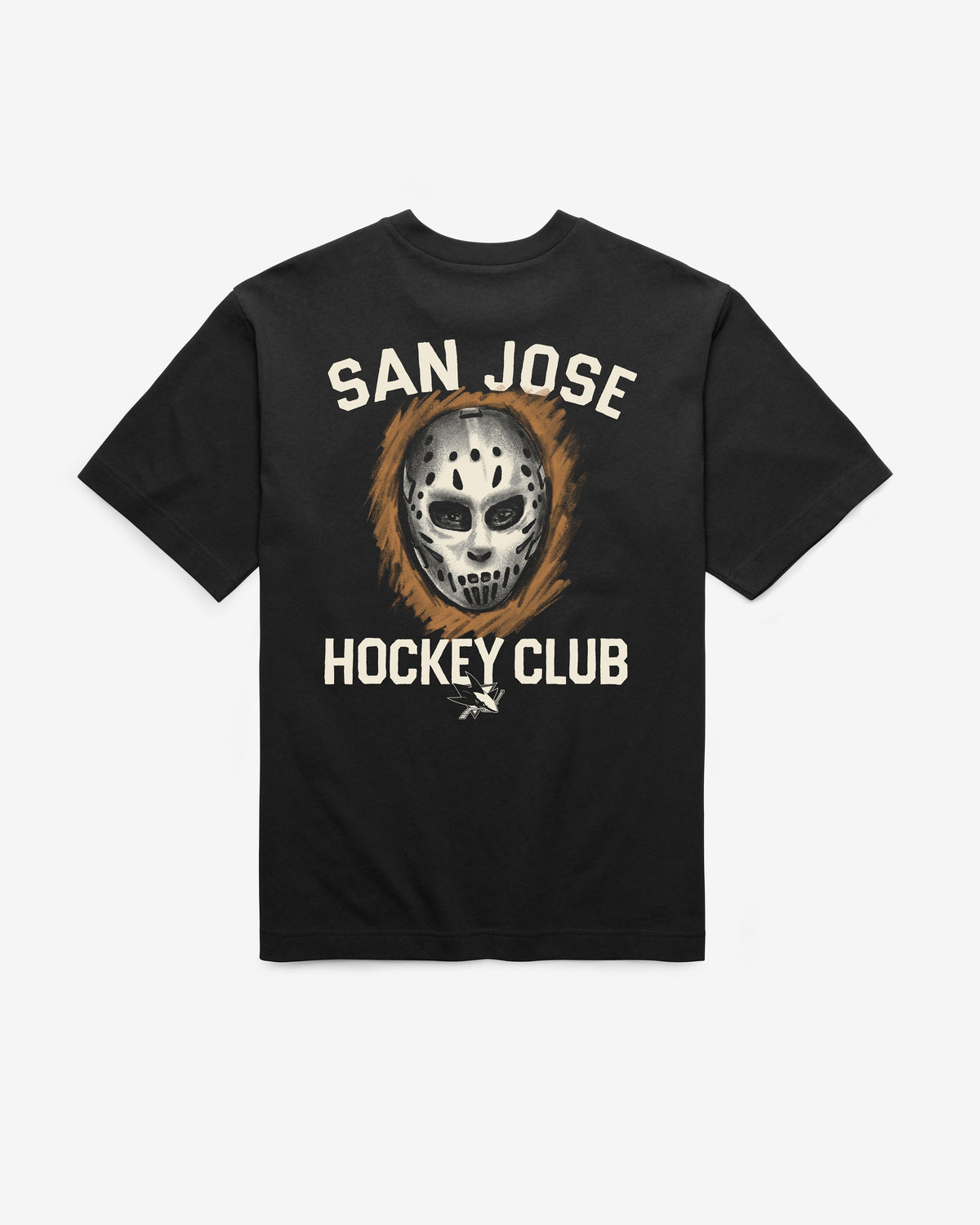 SAN JOSE SHARKS MASK BACK '47 FOUNDATION TEE