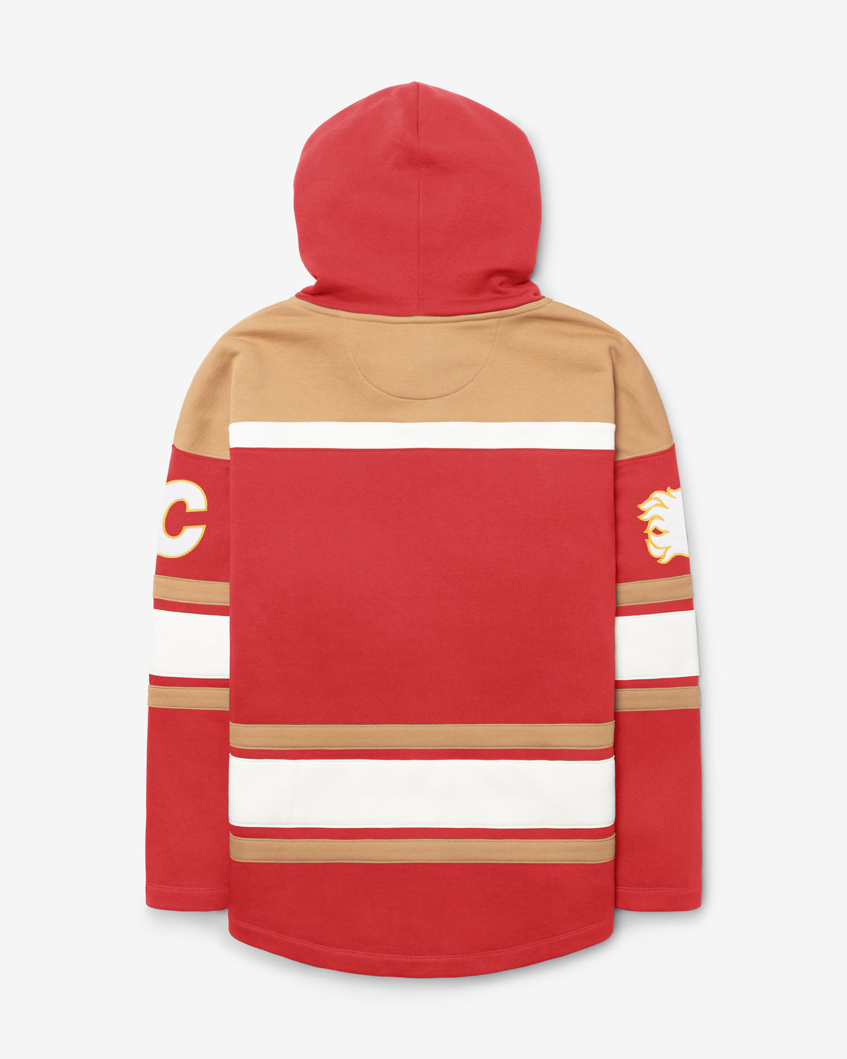 CALGARY FLAMES BLOCK SCRIPT SUPERIOR '47 LACER HOOD