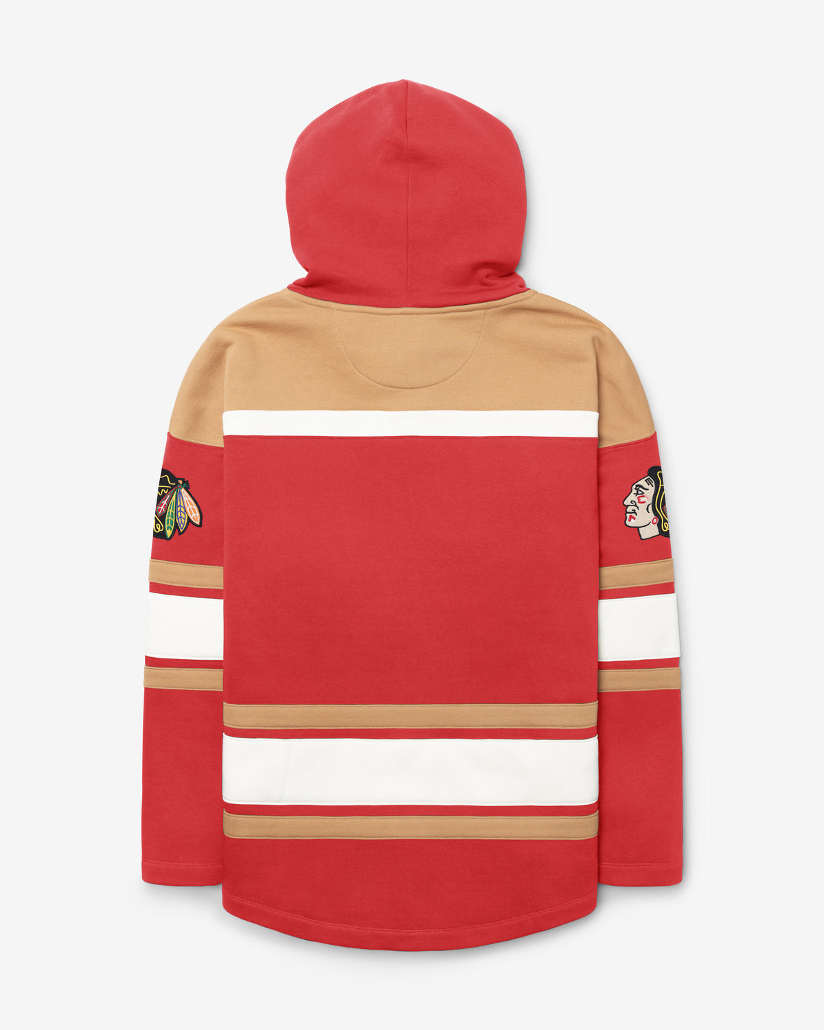 CHICAGO BLACKHAWKS BLOCK SCRIPT SUPERIOR '47 LACER HOOD