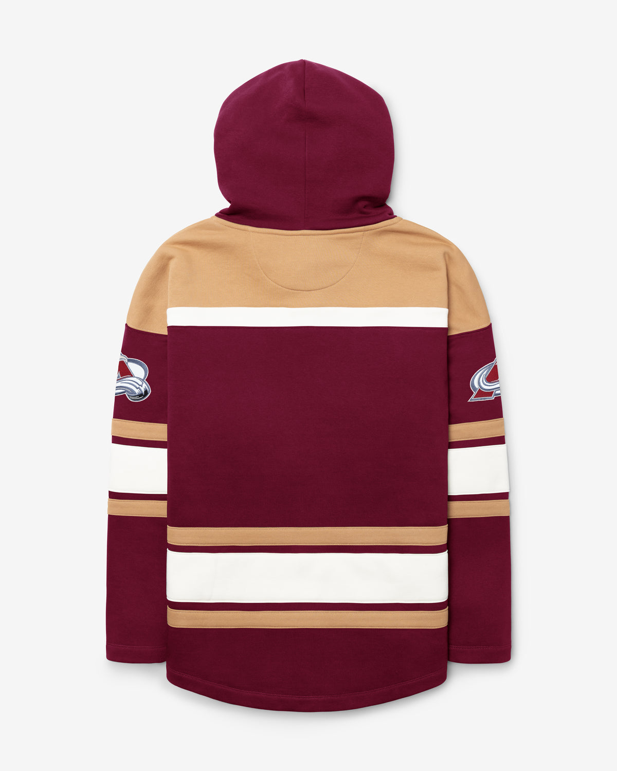 COLORADO AVALANCHE BLOCK SCRIPT SUPERIOR '47 LACER HOOD