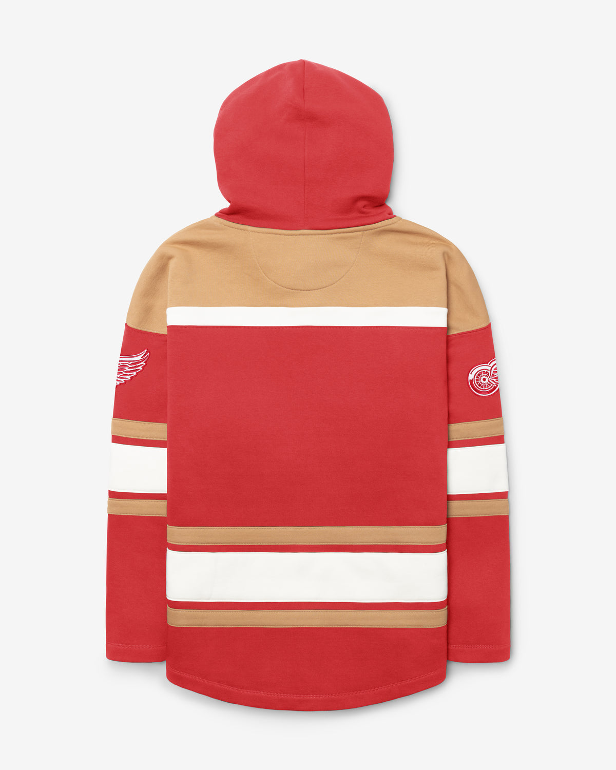 DETROIT RED WINGS BLOCK SCRIPT SUPERIOR '47 LACER HOOD