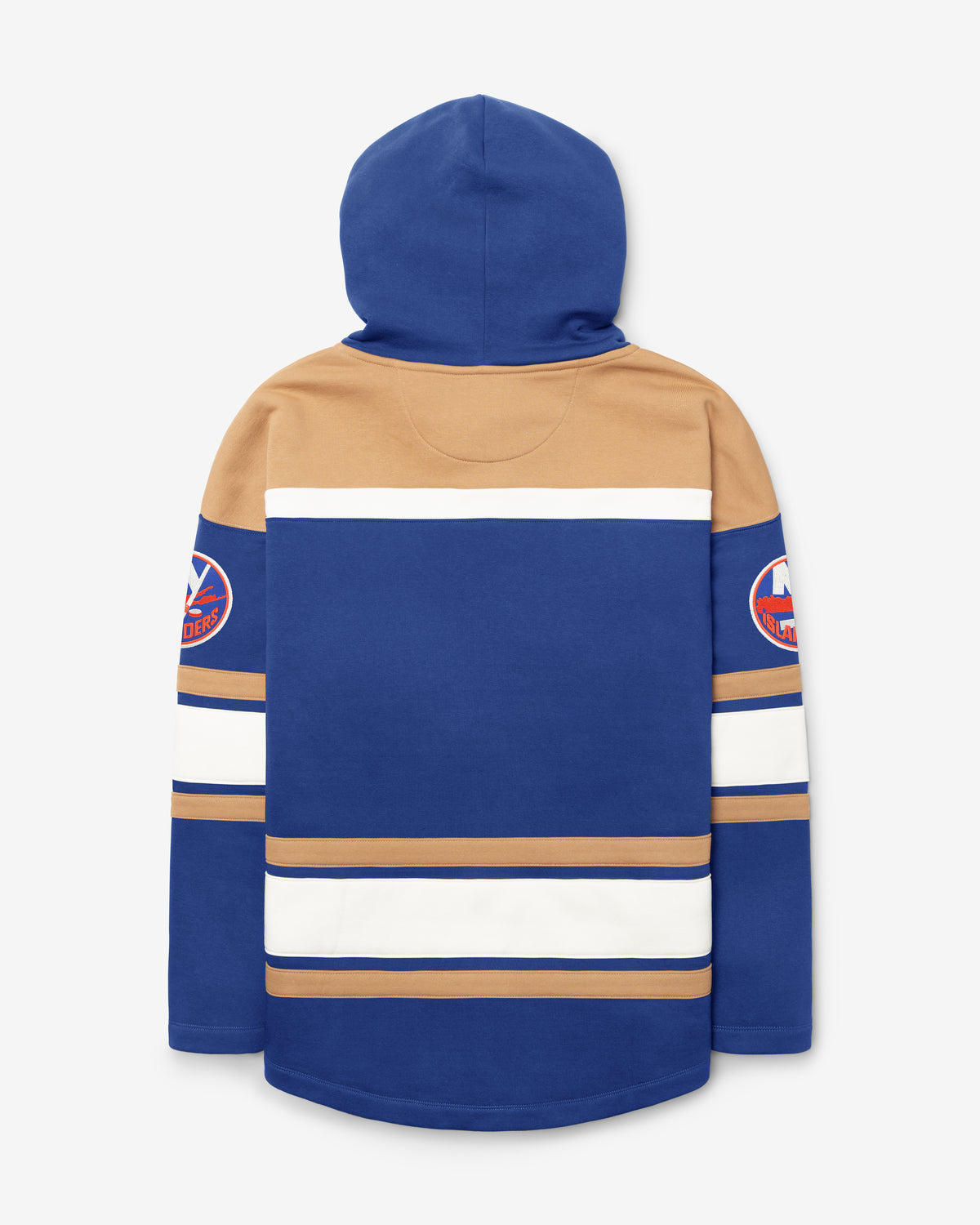 NEW YORK ISLANDERS BLOCK SCRIPT SUPERIOR '47 LACER HOOD