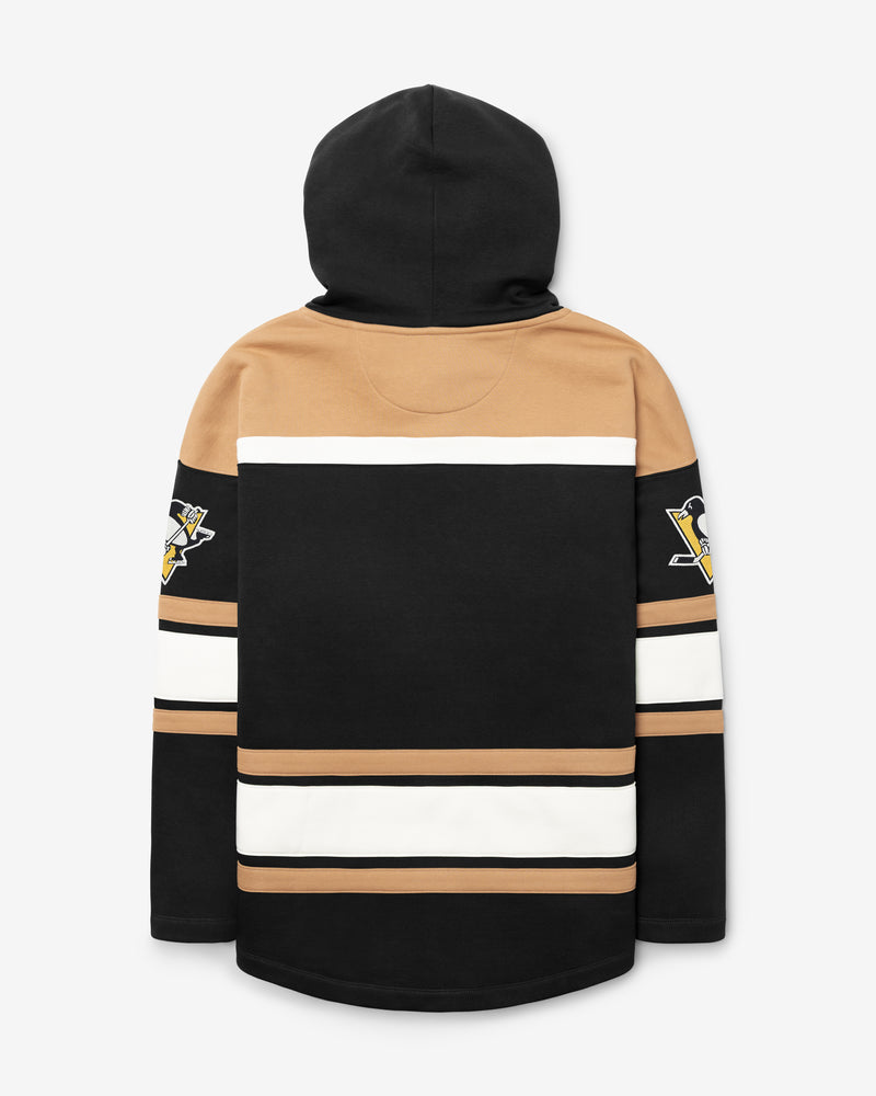 PITTSBURGH PENGUINS BLOCK SCRIPT SUPERIOR '47 LACER HOOD