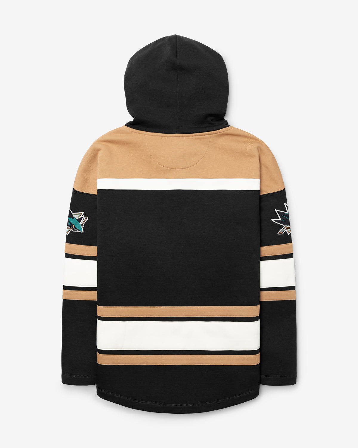 SAN JOSE SHARKS BLOCK SCRIPT SUPERIOR '47 LACER HOOD
