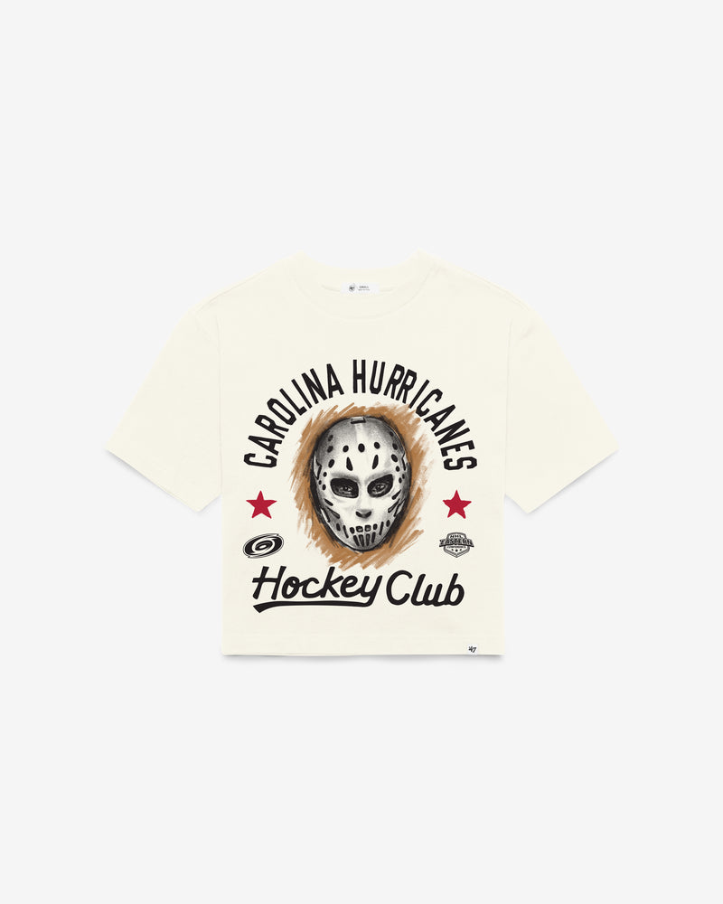 CAROLINA HURRICANES ARCH MASK '47 FOUNDATION CROP TEE WOMENS