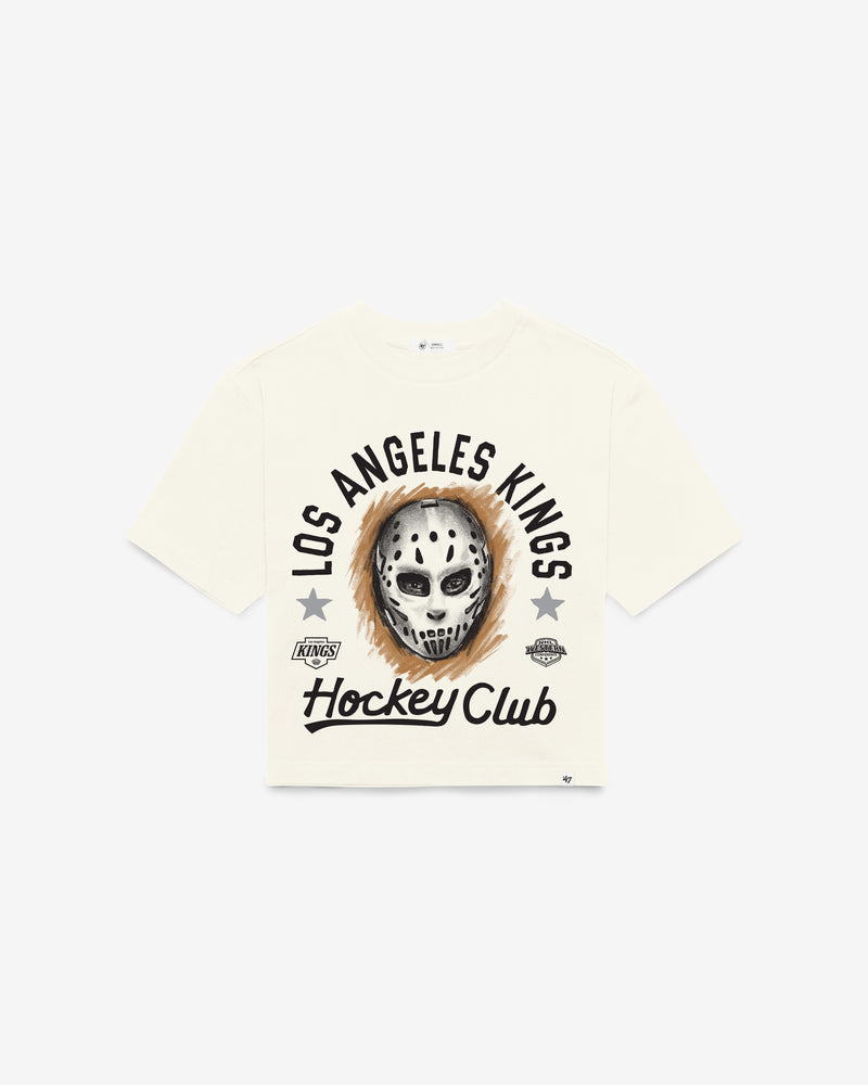 LOS ANGELES KINGS ARCH MASK '47 FOUNDATION CROP TEE WOMENS
