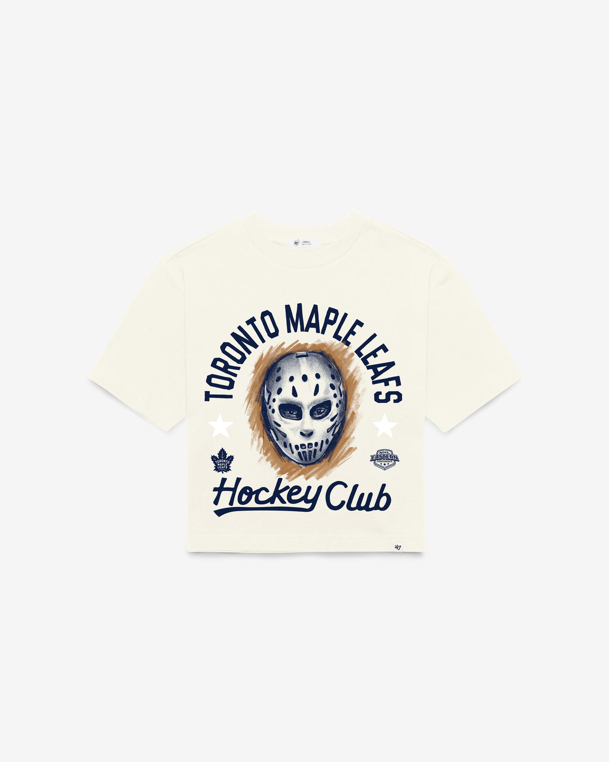 TORONTO MAPLE LEAFS ARCH MASK '47 FOUNDATION CROP TEE WOMENS