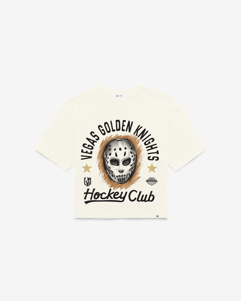 VEGAS GOLDEN KNIGHTS ARCH MASK '47 FOUNDATION CROP TEE WOMENS