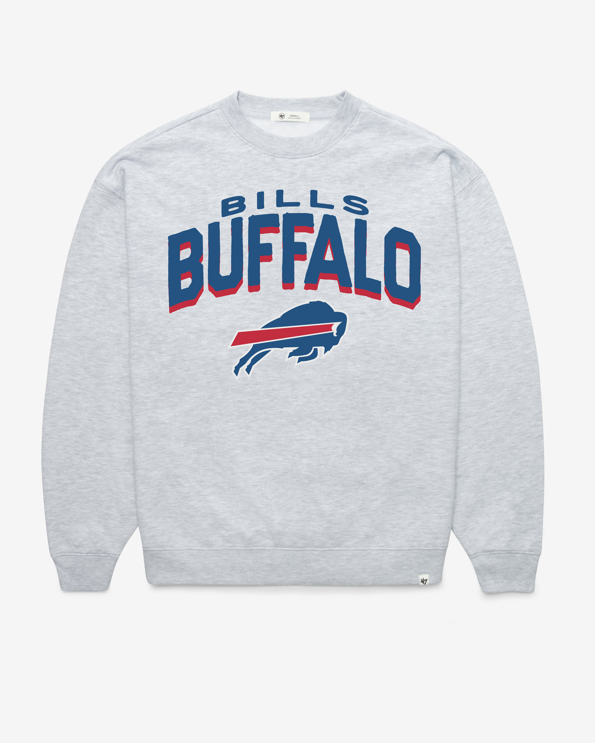 BUFFALO BILLS CAMPUS ARCH CLOUD '47 OVERSIZED CREW WOMENS