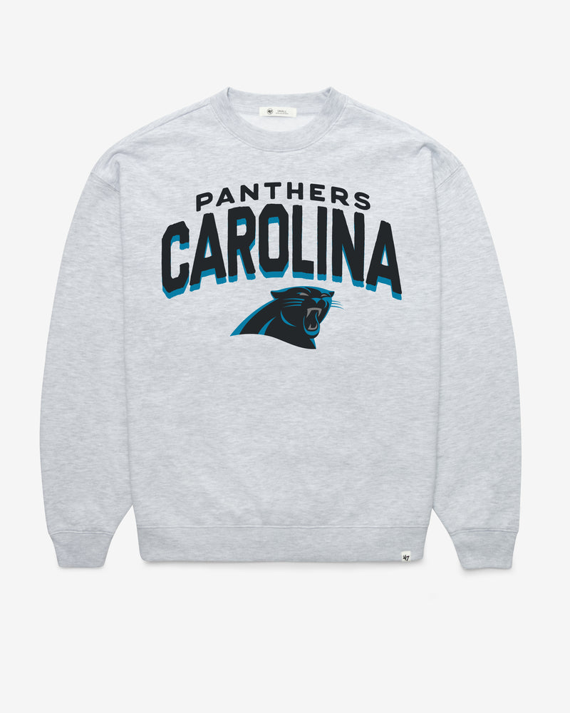 CAROLINA PANTHERS CAMPUS ARCH CLOUD '47 OVERSIZED CREW WOMENS