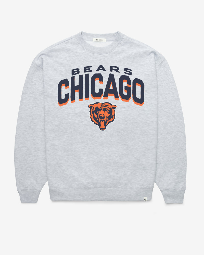 CHICAGO BEARS CAMPUS ARCH CLOUD OVERSIZED CREW WOMENS