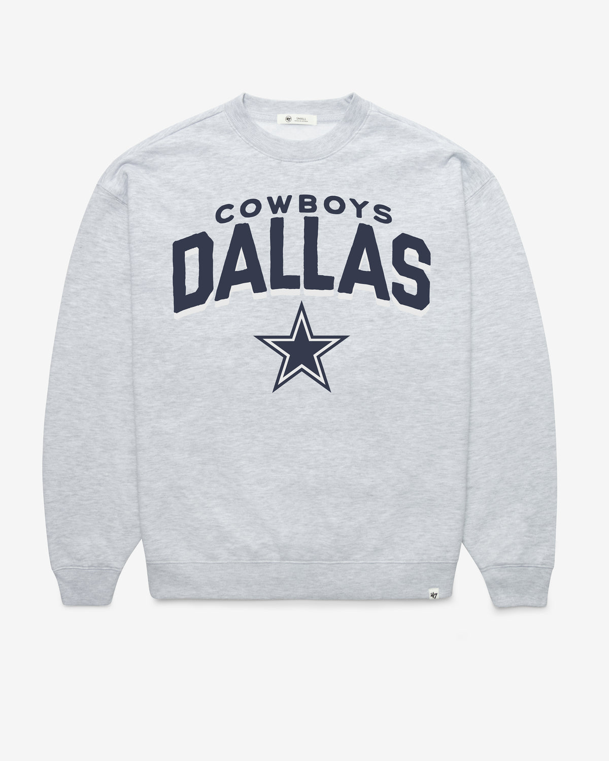 DALLAS COWBOYS CAMPUS ARCH CLOUD '47 OVERSIZED CREW WOMENS