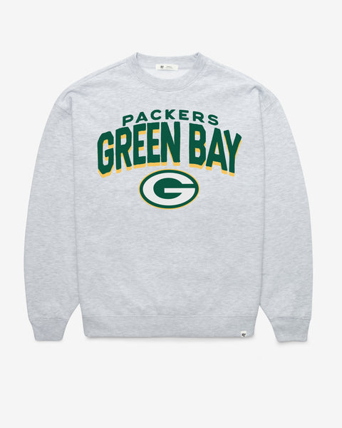 GREEN BAY PACKERS CAMPUS ARCH CLOUD '47 OVERSIZED CREW WOMENS