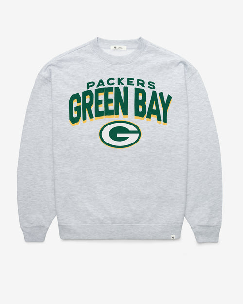 GREEN BAY PACKERS CAMPUS ARCH CLOUD '47 OVERSIZED CREW WOMENS