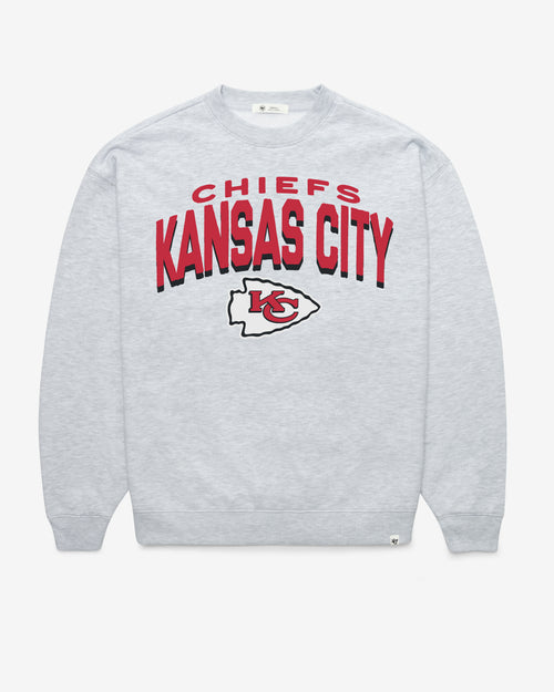 KANSAS CITY CHIEFS CAMPUS ARCH CLOUD '47 OVERSIZED CREW WOMENS