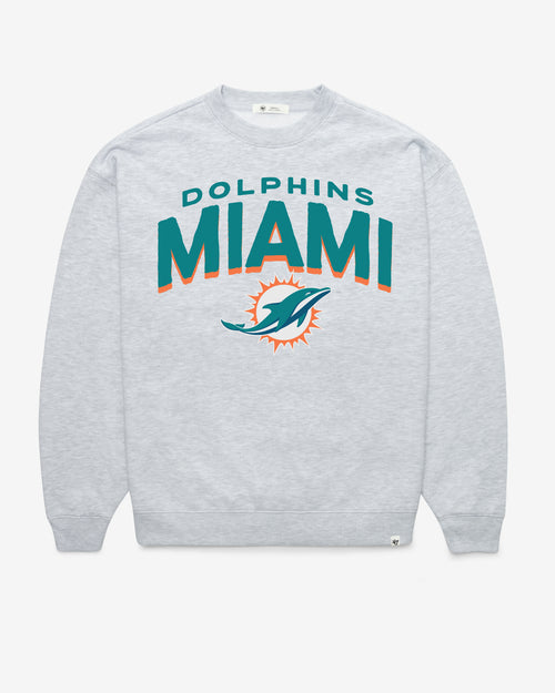 MIAMI DOLPHINS CAMPUS ARCH CLOUD '47 OVERSIZED CREW WOMENS