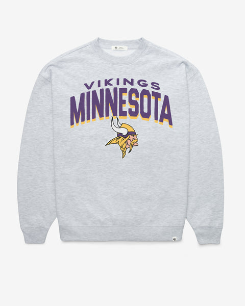 MINNESOTA VIKINGS CAMPUS ARCH CLOUD '47 OVERSIZED CREW WOMENS