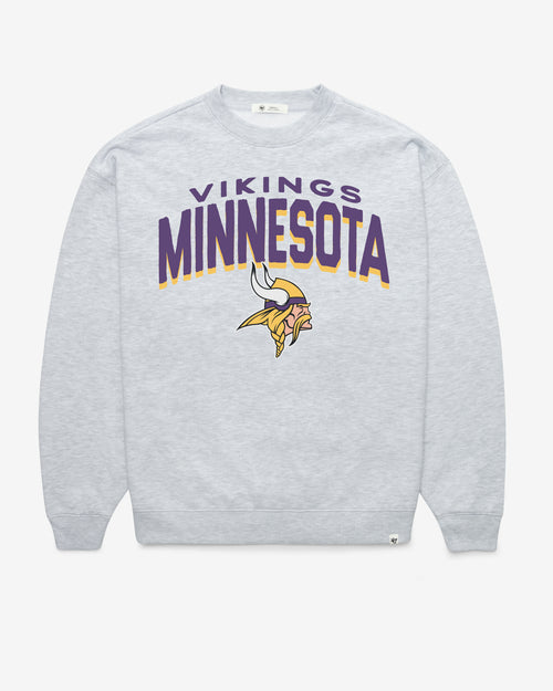 MINNESOTA VIKINGS CAMPUS ARCH CLOUD '47 OVERSIZED CREW WOMENS