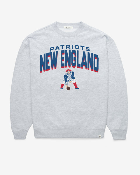 NEW ENGLAND PATRIOTS HISTORIC CAMPUS ARCH CLOUD '47 OVERSIZED CREW WOMENS