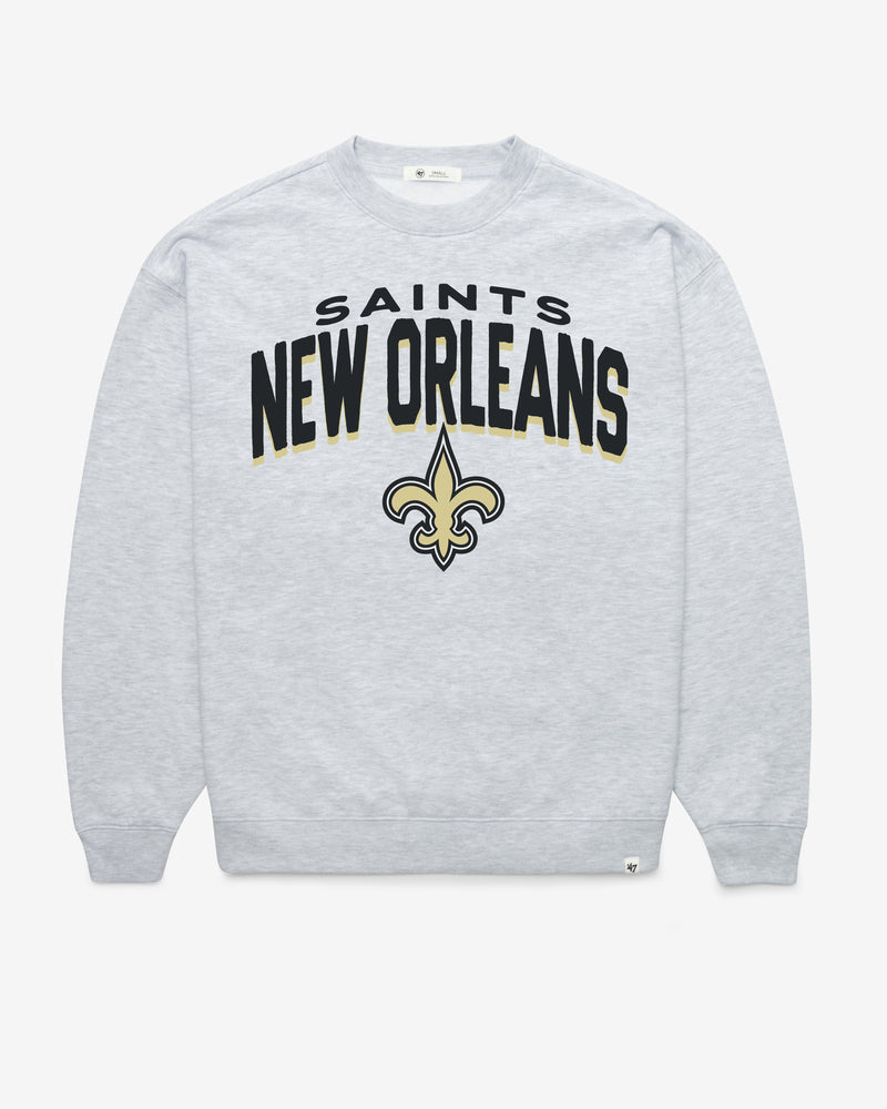 NEW ORLEANS SAINTS CAMPUS ARCH CLOUD '47 OVERSIZED CREW WOMENS