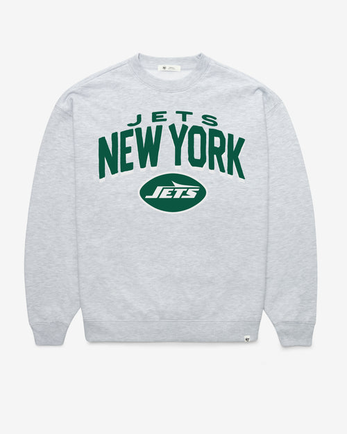 NEW YORK JETS CAMPUS ARCH CLOUD '47 OVERSIZED CREW WOMENS