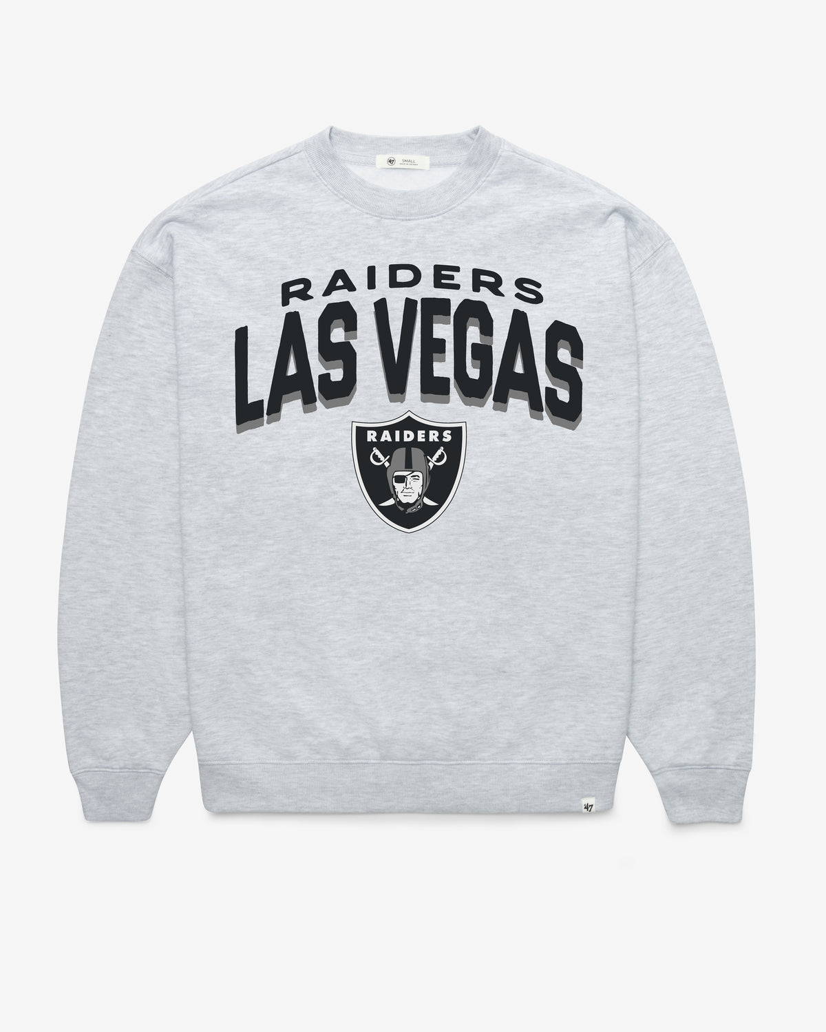 LAS VEGAS RAIDERS CAMPUS ARCH CLOUD '47 OVERSIZED CREW WOMENS