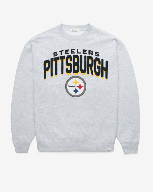 PITTSBURGH STEELERS CAMPUS ARCH CLOUD '47 OVERSIZED CREW WOMENS